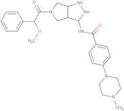 (R)-N-(5-(2-Methoxy-2-phenylacetyl)-1,4,5,6-tetrahydropyrrolo[3,4-c]pyrazol-3-yl)-4-(4-methylpiper…