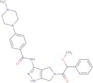 4-(4-Methyl-1-piperazinyl)-N-[1,4,5,6-tetrahydro-5-(2-methoxy-2-phenylacetyl)pyrrolo[3,4-c]pyrazol…