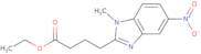 1-Methyl-5-nitro-1H-benzimidazole-2-butanoic acid ethylester