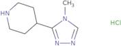 4-(4-Methyl-4H-1,2,4-triazol-3-yl)piperidineHydrochloride