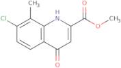 Methyl7-chloro-4-hydroxy-8-methylquinoline-2-carboxylate