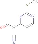 2-(2-(Methylthio)pyrimidin-4-yl)-3-oxopropanenitrile