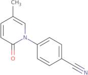 4-(5-Methyl-2-oxo-1(2H)-pyridinyl)benzonitrile