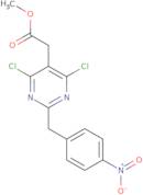 Methyl[4,6-dichloro-2-(4-nitrobenzyl)pyrimidin-5-yl]acetate