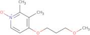 4-(3-Methoxypropoxy)-2,3-dimethylpyridine-N-oxide