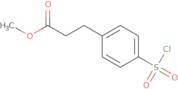 Methyl 3-(4-chlorosulfonyl)phenylpropionate