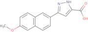 5-(6-Methoxynaphthalen-2-yl)-1H-pyrazole-3-carboxylic acid