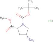 Methyl N-BOC-(2R,4R)-4-Aminopyrrolidine-2-carboxylate HCl