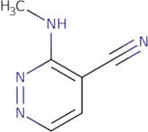 3-(Methylamino)pyridazine-4-carbonitrile