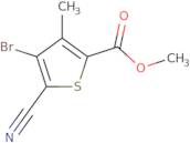 Methyl 4-bromo-5-cyano-3-methylthiophene-2-carboxylate