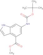 Methyl 6-((tert-butoxycarbonyl)amino)-1H-indole-4-carboxylate