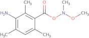 Methoxy(methyl)amino 3-amino-2,4,6-trimethylbenzoate