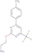 (2-([4-Methylphenyl)-6-(trifluoromethyl)pyrimidin-2-yl]-oxy)ethyl)amine