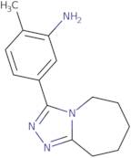 2-Methyl-5-(6,7,8,9-tetrahydro-5H-[1,2,4]triazolo[4,3-a]azepin-3-yl)aniline