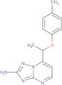 7-[1-(4-Methylphenoxy)ethyl][1,2,4]triazolo[1,5-a]pyrimidin-2-amine