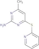 4-Methyl-6-(2-pyridinylsulfanyl)-2-pyrimidinamine