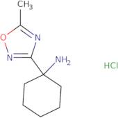 1-(5-Methyl-1,2,4-oxadiazol-3-yl)cyclohexanamine hydrochloride