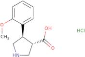 (+/-)-trans-4-(2-Methoxy-phenyl)-pyrrolidine-3-carboxylic acid hydrochloride