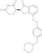 (S)-3-[4-(4-Morpholin-4-yl-methyl-benzyloxy)-1-oxo-1,3-dihydro-isoindol-2-yl]-piperidine-2,6-dione