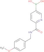 6-(4-Methoxybenzylcarbamoyl)pyridine-3-boronic acid