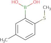 5-Methyl-2-(methylthio)phenylboronic acid