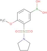 4-Methoxy-3-(pyrrolidin-1-ylsulfonyl)phenylboronic acid