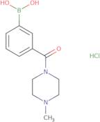 3-(4-Methylpiperazine-1-carbonyl)phenylboronic acid, HCl