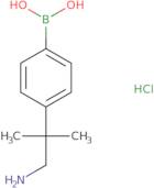 2-Methyl-2-(4-boronophenyl)propylamine, HCl