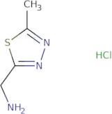 5-Methyl-1,3,4-thiadiazole-2-methanamine HCl