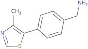 (4-(4-Methylthiazol-5-yl)phenyl)methanamine