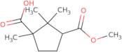 3-(Methoxycarbonyl)-1,2,2-trimethylcyclopentane-1-carboxylic acid