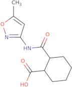 2-(N-(5-Methylisoxazol-3-yl)carbamoyl)cyclohexanecarboxylic acid