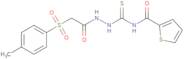 2-((4-Methylphenyl)sulfonyl)-N-(((2-thienylcarbonylamino)thioxomethyl)amino)ethanamide