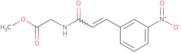 methyl 2-(3-(3-nitrophenyl)prop-2-enoylamino)acetate