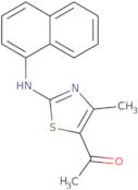 1-[4-Methyl-2-(1-naphthalenylamino)-5-thiazolyl]ethanone