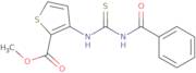 Methyl 3-(((phenylcarbonylamino)thioxomethyl)amino)thiophene-2-carboxylate