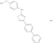 (4-methoxyphenyl)(4-(4-phenylphenyl)(2,5-thiazolyl))amine, hydrobromide