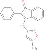 3-((5-Methylisoxazol-3-yl)amino)-2-phenylinden-1-one