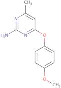 4-(4-Methoxyphenoxy)-6-methyl-2-pyrimidinamine