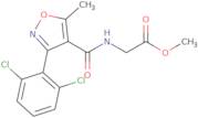 methyl 2-((3-(2,6-dichlorophenyl)-5-methylisoxazol-4-yl)carbonylamino)acetate