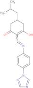 5-(2-methylpropyl)-2-(((4-(1,2,4-triazolyl)phenyl)amino)methylene)cyclohexane-1,3-dione