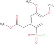 Methyl 2-(2-(chlorosulfonyl)-4,5-dimethoxyphenyl)acetate