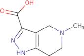 5-Methyl-4,5,6,7-tetrahydro-2H-pyrazolo[4,3-c]pyridine-3-carboxylic acid hydrochloride hydrate