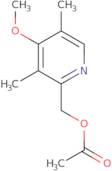 4-Methoxy-3,5-dimethyl-pyridin-2-yl)methyl acetate