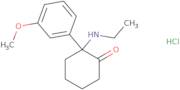 2-(3-Methoxyphenyl)-2-(ethylamino)cyclohexanone HCl