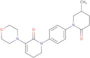1-(4-(5-Methyl-2-oxopiperidin-1-yl)phenyl)-3-morpholino-5,6-dihydropyridin-2(1H)-one