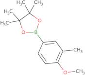 2-(3-Methyl-4-methoxyphenyl)-4,4,5,5-tetramethyl-1,3,2-dioxaborolane