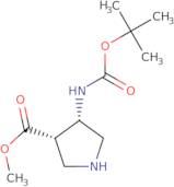 cis-Methyl 4-N-Boc-amino-pyrrolidine-3-carboxylate