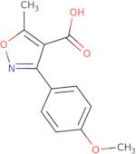 3-(4-Methoxyphenyl)-5-methyl-4-isoxazolecarboxylic acid