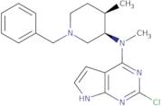 N-((3R,4R)-1-Benzyl-4-methylpiperidin-3-yl)-2-chloro-N-methyl-7H-pyrrolo[2,3-d]pyrimidin-4-amine